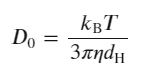 Stokes-Einstein Equation